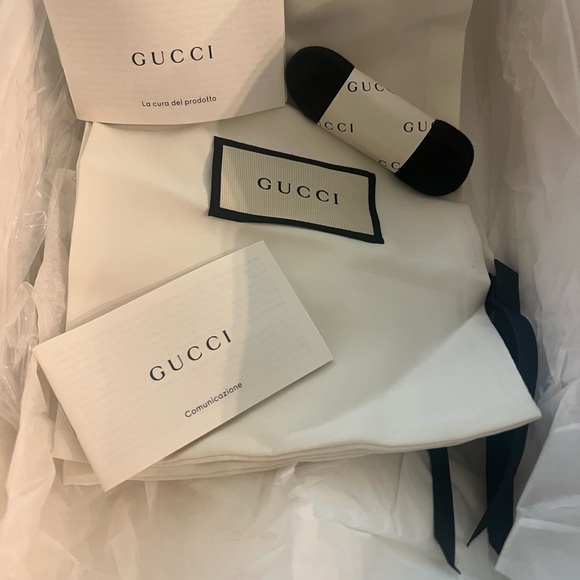 Gucci's GG Low 'Lead Black' sneakers Size 38 w/box NEW - Picture 8 of 8